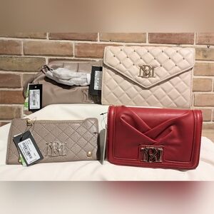 NEW Reseller Bundle Lot of 4 Badgley Mischka Purses and Wallet $400+ MSRP